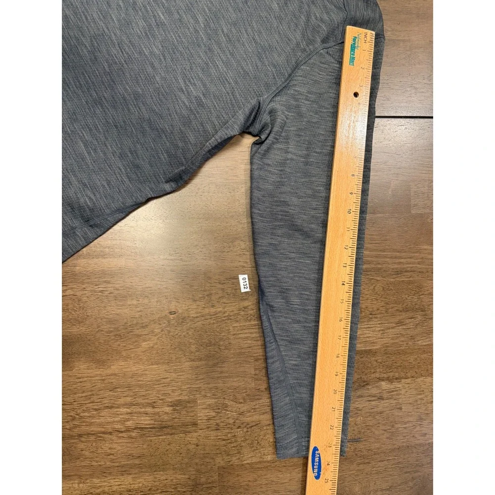 REI Co-op Mens Long Sleeve Performance Shirt Gray Heathered Base Layer Medium - Picture 5 of 6